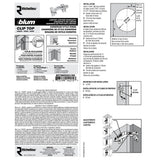 Blum Clip Top Bi-Fold Corner Hinge for Frameless Cabinets, 35 mm, Spring-Closing (2-Pack)