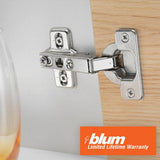 Blum MODUL 35 mm Frameless Full Overlay Euro Hinge – Spring Closing, Nickel Finish