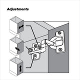 Blum MODUL 35 mm Frameless Full Inset Euro Cabinet Hinge, Spring-Closing