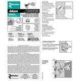 Blum MODUL 35 mm Frameless Full Inset Euro Cabinet Hinge, Spring-Closing