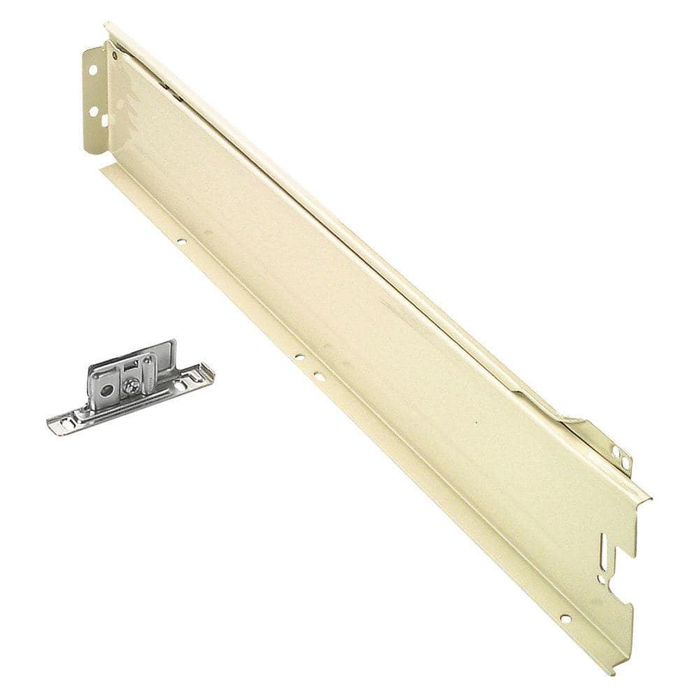 Blum Metabox 20 in. (500 mm) Cream Pull-Out Drawer System, 3/4 Extension