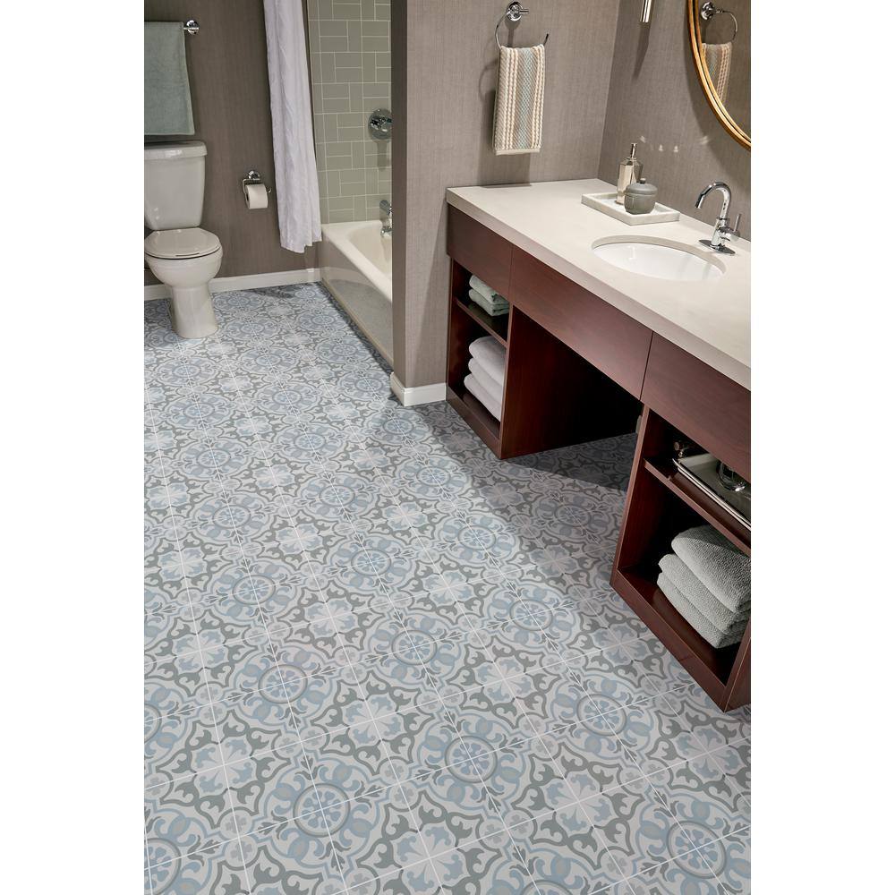 MSI Blume Encaustic 8 in. x 8 in. Matte Porcelain Floor and Wall Tile (5.33 sq. ft. per case)