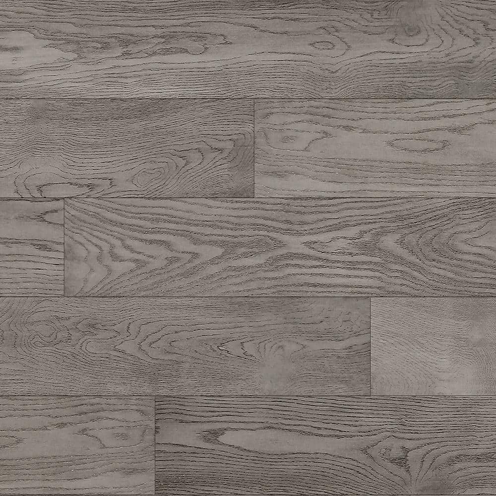 ACQUA FLOORS Blushing Cohen 1/4 in. T x 7.5 in. W Click Lock Wire Brushedf Engineered Hardwood Flooring (23.32 sq.ft./case)