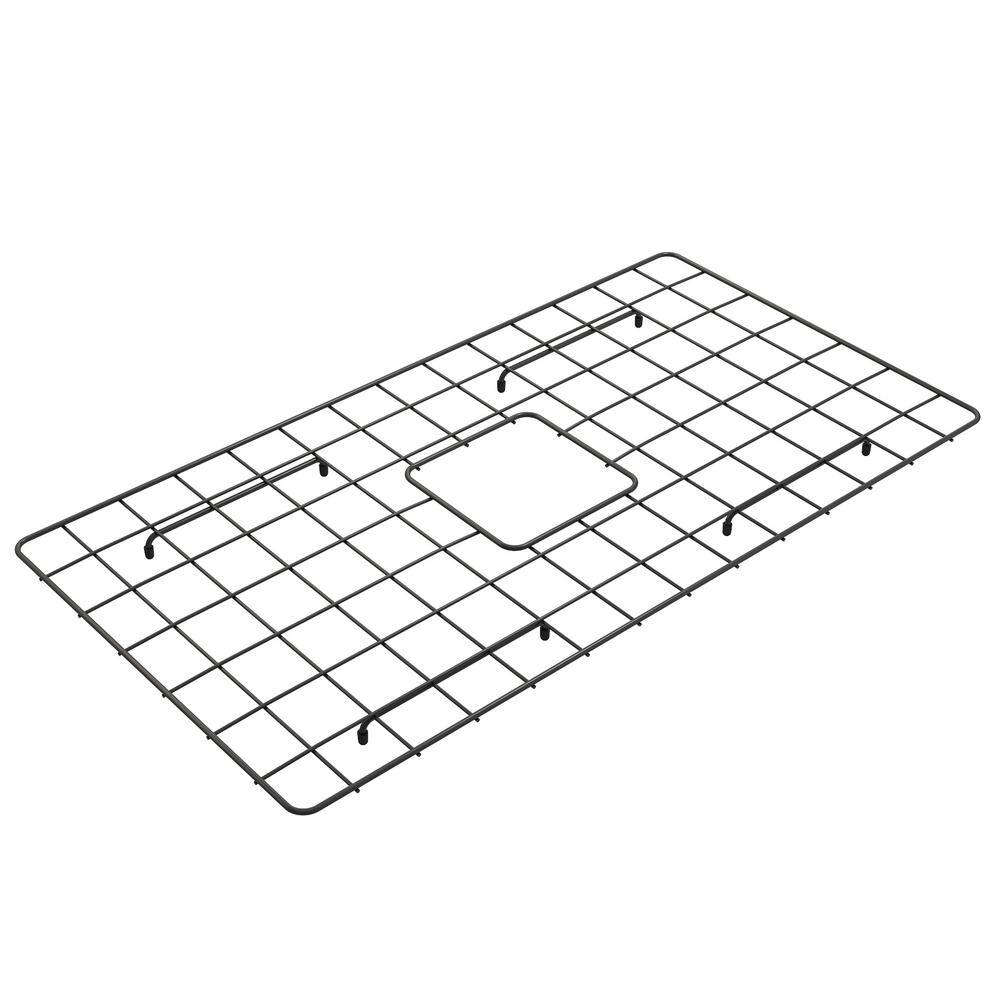 BOCCHI 30-in Matte Black Sink Bottom Grid for 33-in Single Bowl Sinks