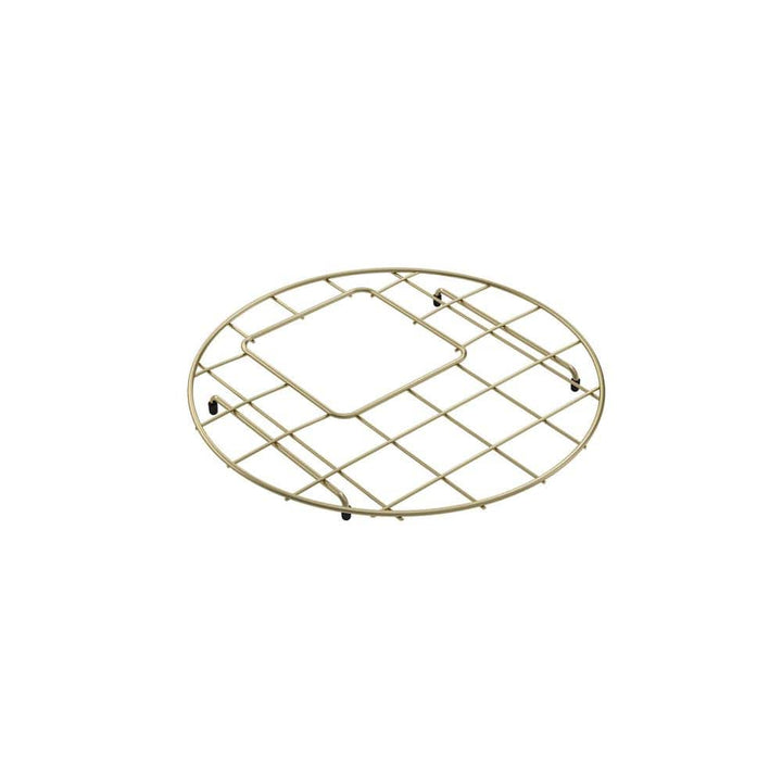 BOCCHI 14 in. Brushed Gold Bottom Grid for 18 in. Single Bowl Sink