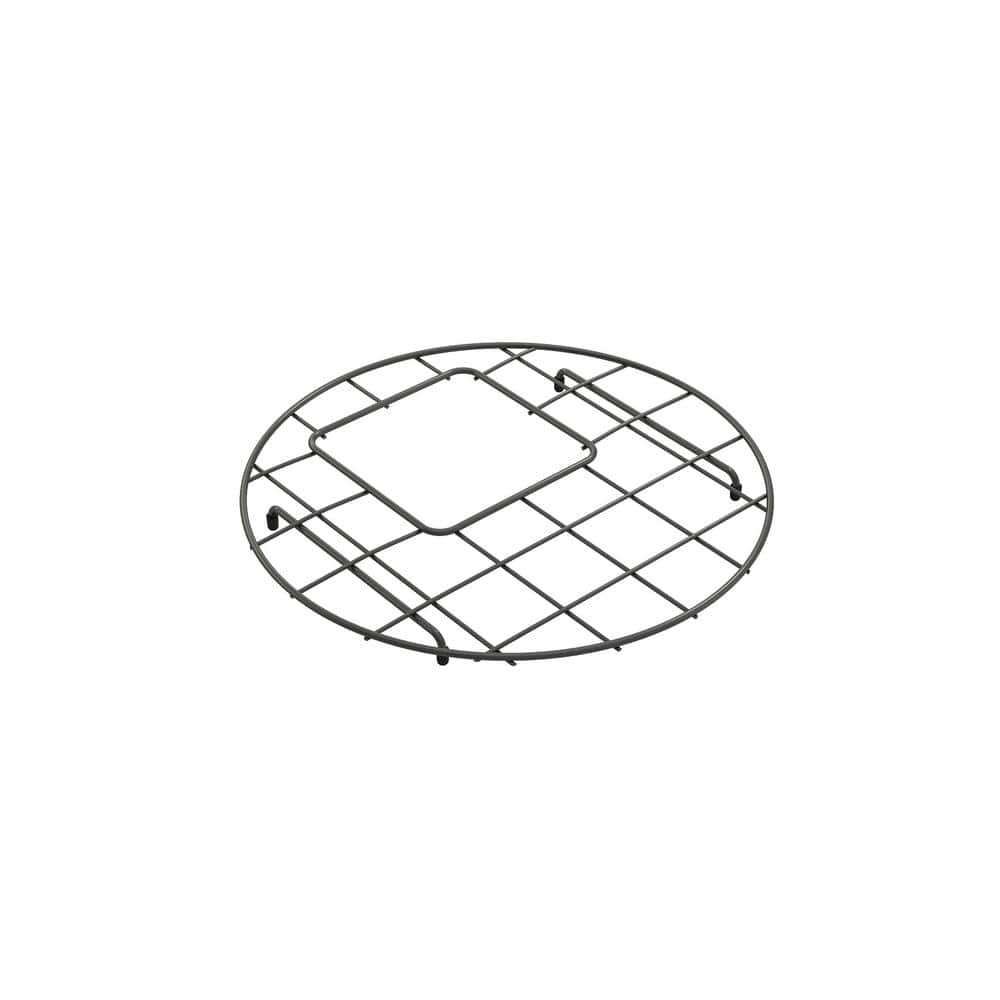 BOCCHI 14x14 in. Gun Metal Bottom Grid for 18 in. Sink