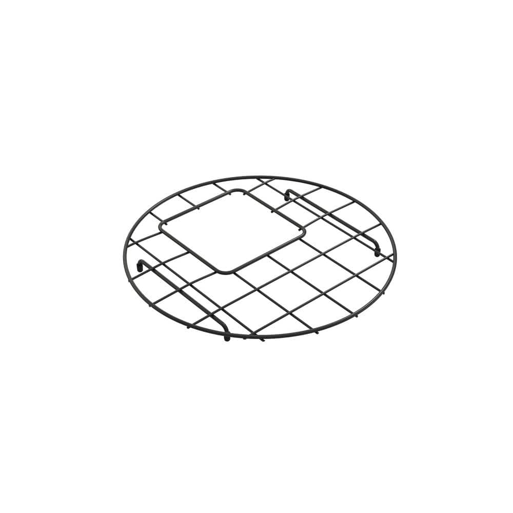 BOCCHI Matte Black Sink Bottom Grid for 18 in. Single Bowl