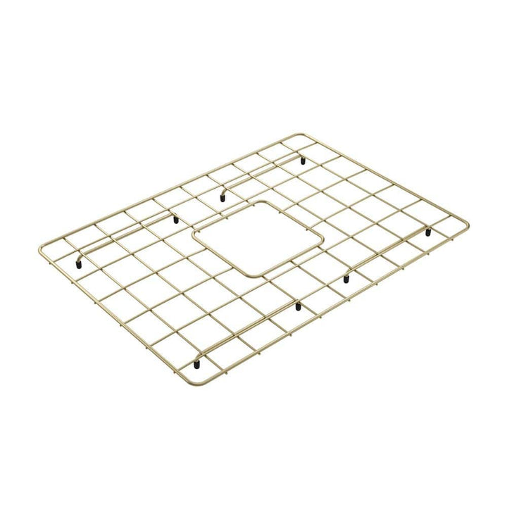 BOCCHI Brushed Gold Stainless Steel Sink Bottom Grid - 21.25 in. x 15.25 in.