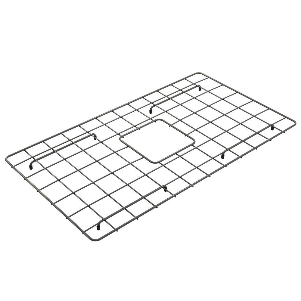 BOCCHI Gun Metal Sink Grid for Classico 30 & Aderci 30 Sinks