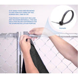 BOEN Orion Privacy Netting Green, 12' x 50', w/Woven Eyelets/Boxed