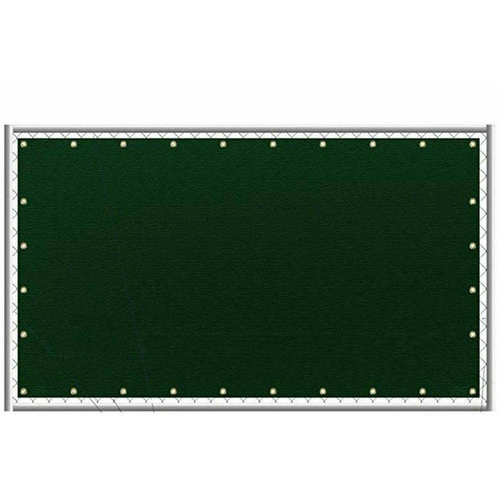BOEN 6 ft. x 50 ft. Green Privacy Fence Screen Netting Mesh with Reinforced Grommet for Chain Link Garden Fence (2-Pack)
