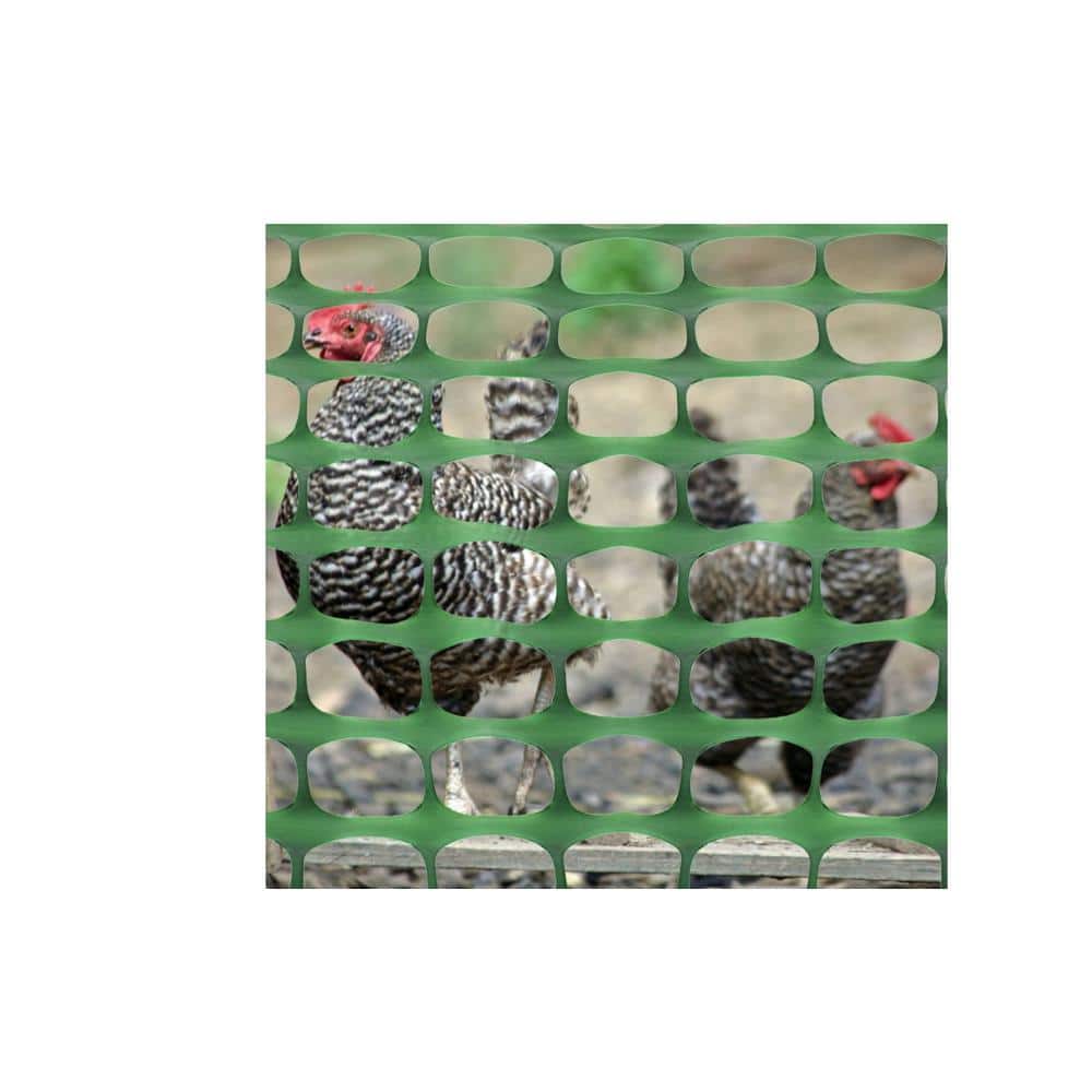 BOEN 2 ft. x 25 ft. Green Construction Snow/Safety Barrier Fence