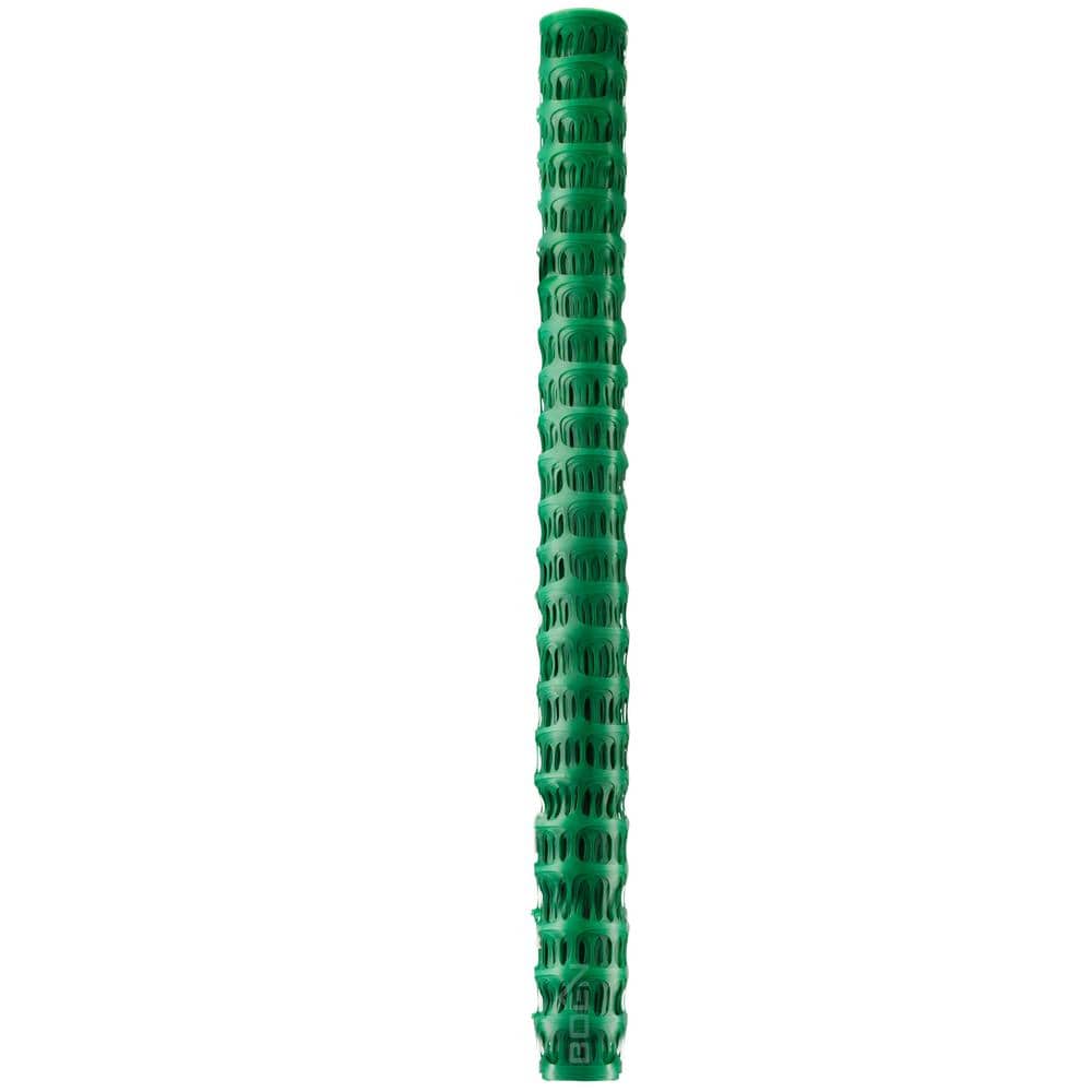 BOEN 4 ft. x 100 ft. Green Plastic Temporary Fencing, Mesh Snow Fence, Safety Garden Netting (4-Pack)