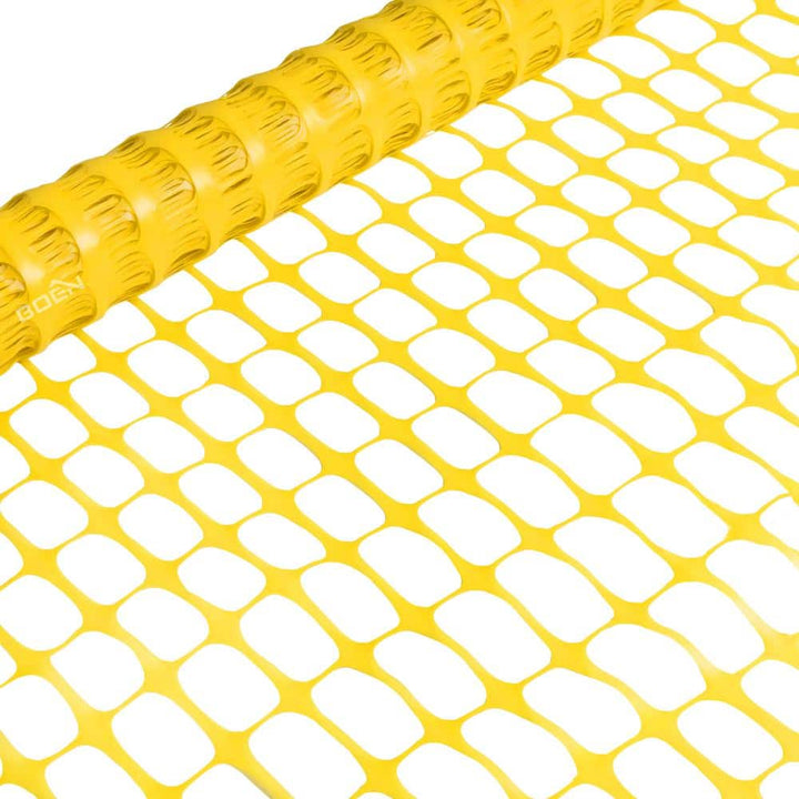 BOEN 4 ft. x 100 ft. Yellow Construction Snow/Safety Barrier Fence