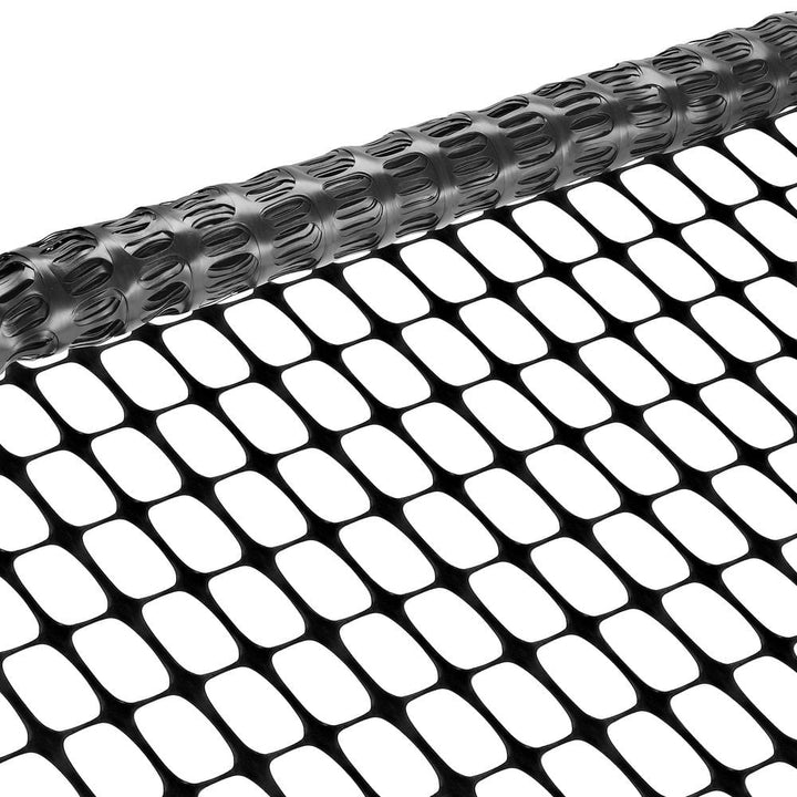 BOEN 4 ft. x 50 ft. Black Construction Snow/Safety Barrier Fence