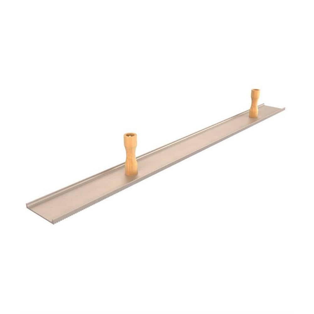 Bon Tool 42 in. Smooth Edged Aluminum Darby with Knob Handle