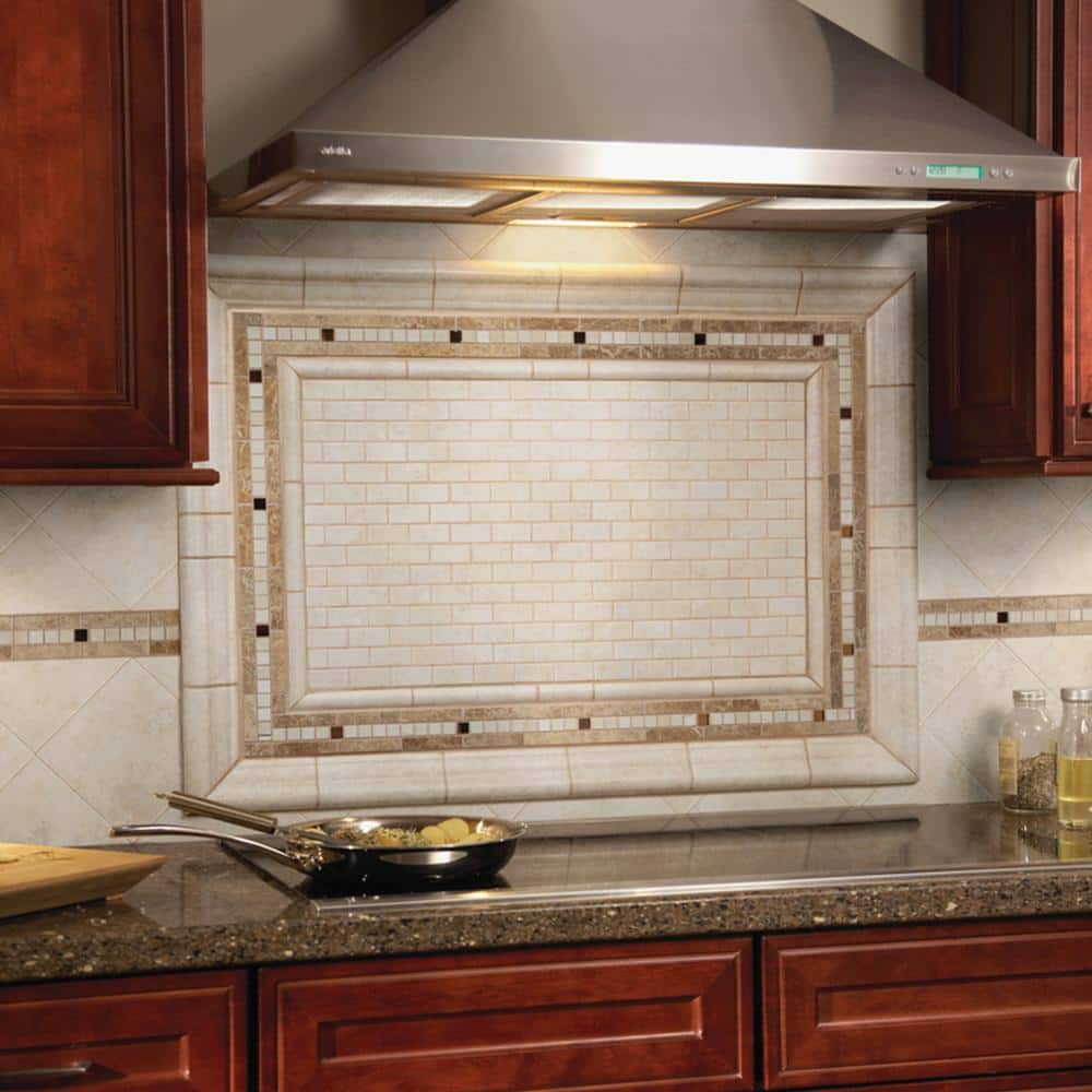 Daltile Briton Bone 12 in. x 12 in. x 8 mm Ceramic Mosaic Floor and Wall Tile (1 sq. ft. / piece)