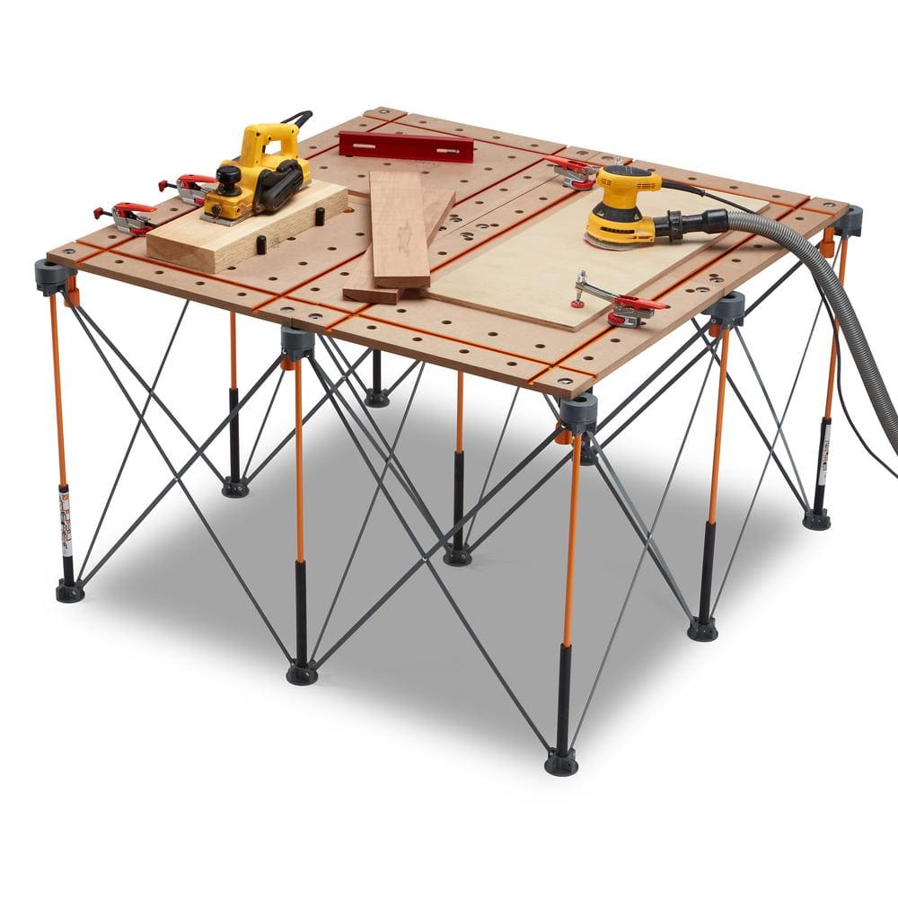 BORA Centipede 2 ft. x 4 ft. T-Track Table Top - 3/4 in. Dog Holes