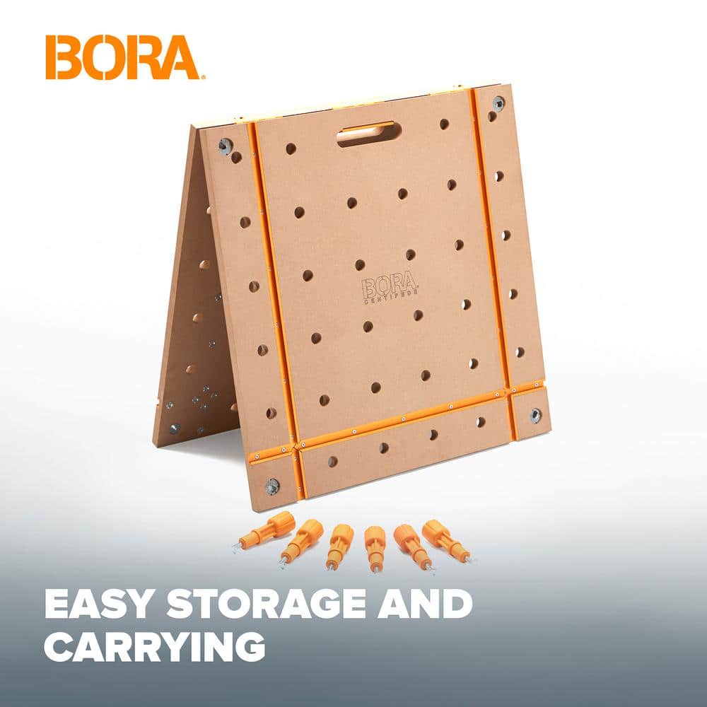 BORA Centipede 2 ft. x 4 ft. T-Track Table Top - 3/4 in. Dog Holes
