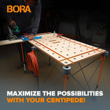 BORA Centipede 2 ft. x 4 ft. T-Track Table Top - 3/4 in. Dog Holes
