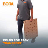 BORA Centipede 24 in. x 48 in. Workbench Top for Sawhorse with 3/4 in. Dog Holes