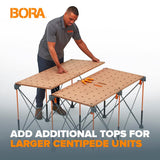 BORA Centipede 24 in. x 48 in. Workbench Top for Sawhorse with 3/4 in. Dog Holes