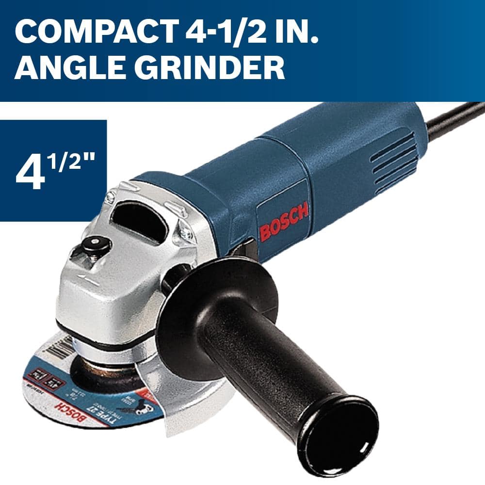 Bosch 6-Amp 4-1/2-Inch Angle Grinder, Corded, 1375A