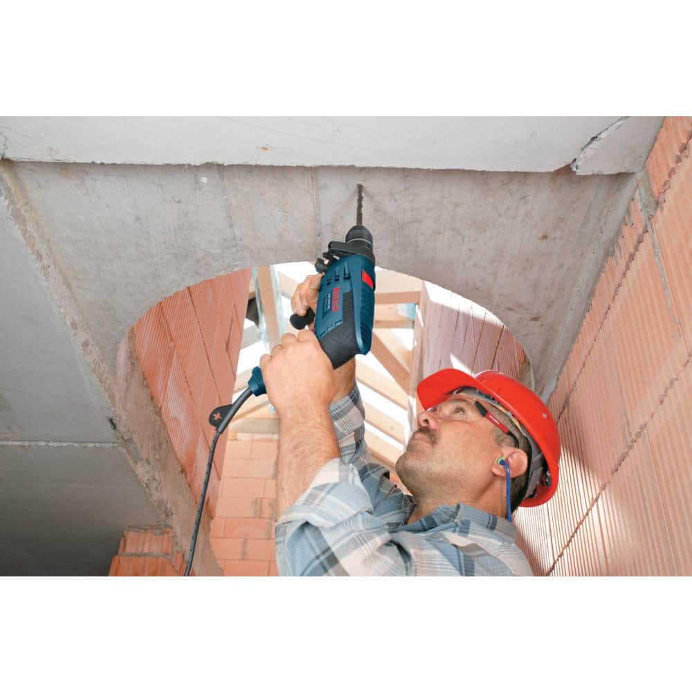 Bosch 7 Amp Corded 1/2 in. Concrete/Masonry Variable Speed Hammer Drill Kit with Hard Case