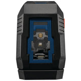 Bosch 50 ft. Dual Power Battery Red Beam Self-Leveling Cross-Line Laser Level