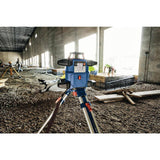 Bosch REVOLVE 4,000 ft. Connected Dual Power Battery Self-Leveling Horizontal/Vertical Rotary Laser Level Kit
