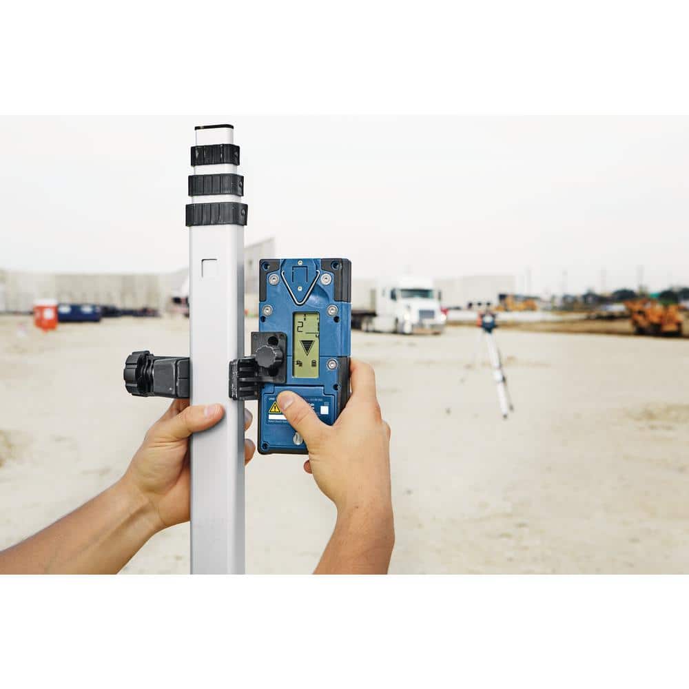 Bosch REVOLVE 4,000 ft. Connected Dual Power Battery Self-Leveling Horizontal/Vertical Rotary Laser Level Kit