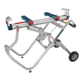 Bosch 15 Amp Corded 10 in. Dual-Bevel Sliding Glide Miter Saw with 60-Tooth Blade and Gravity-Rise Stand (CM10GD + T4B)