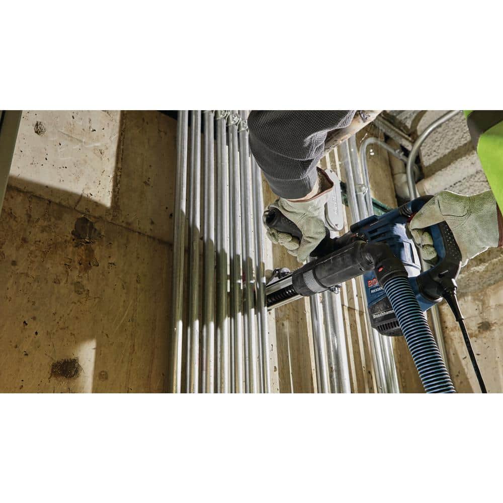 Bosch 8 Amp 1-1/8 in. Corded Variable Speed SDS-Plus Concrete/Masonry Rotary Hammer Drill with Depth Gauge and Carrying Case