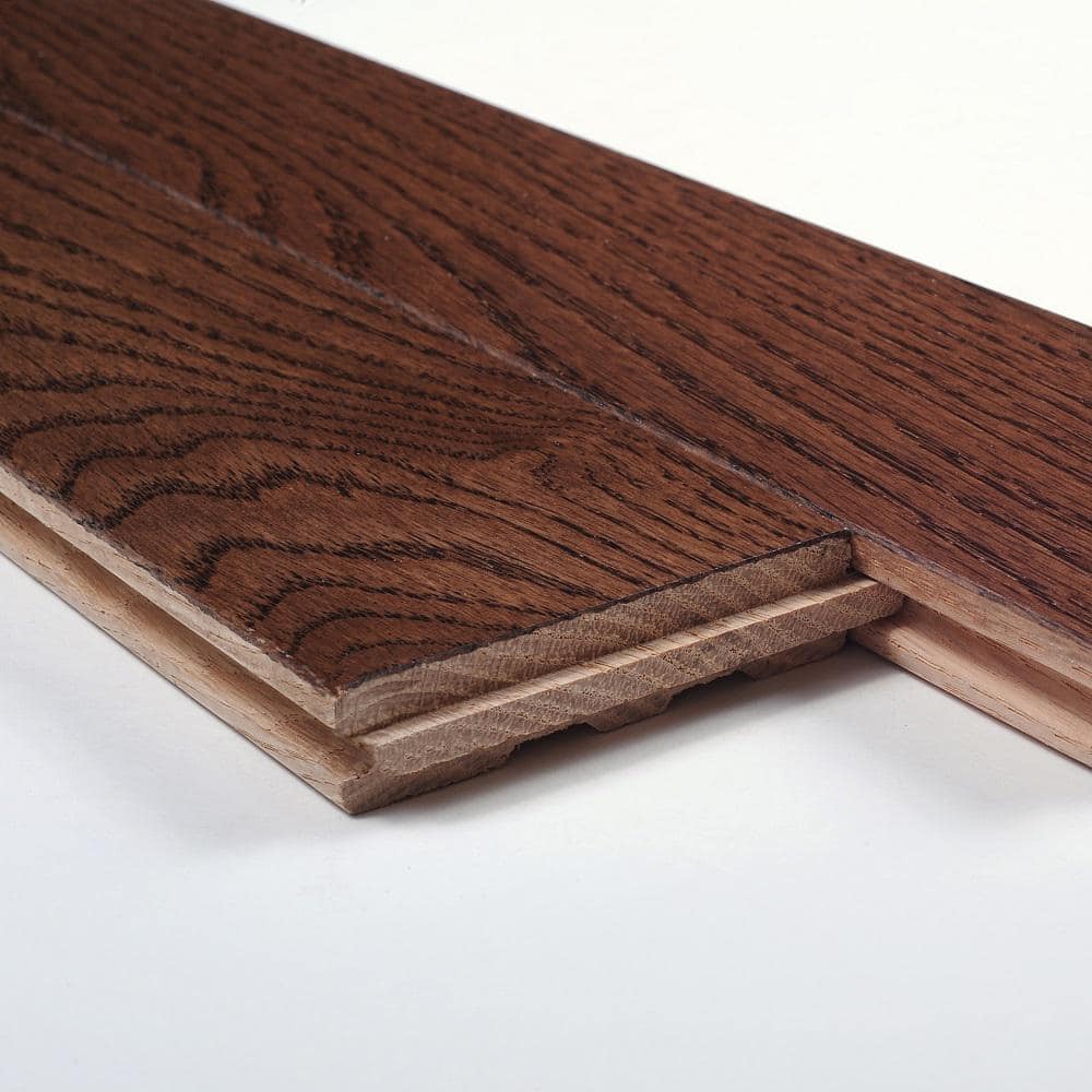 Blue Ridge Hardwood Flooring Bourbon Oak 3/4 in. T x 3 in. W Smooth Solid Hardwood Flooring (24 sq.ft./case)