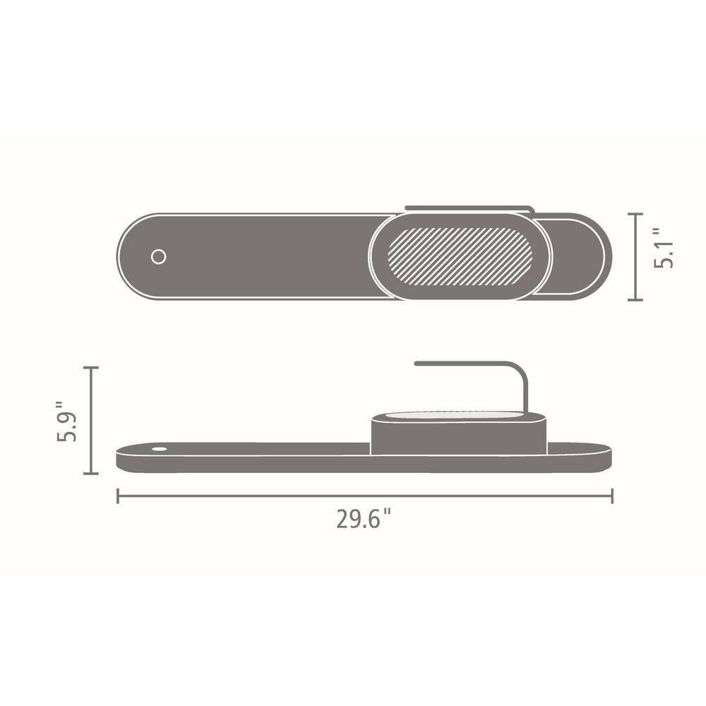 Brabantia SinkStyle Organizer and Drying Tray in Mineral Infinite Gray