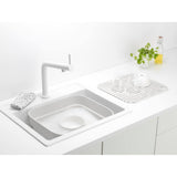 Brabantia SinkSide Dishwashing Tub with Drying Tray - Light Gray