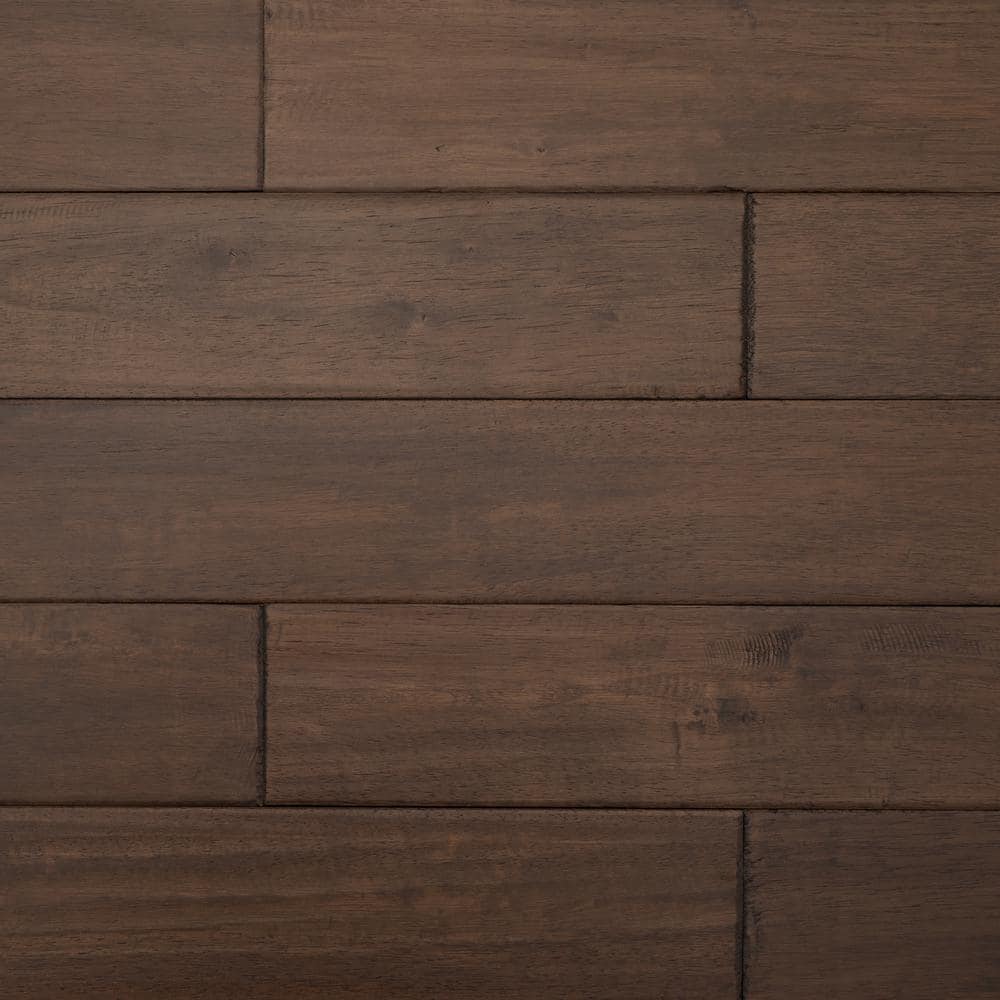 ASPEN FLOORING Bradford Caucho Wood 3/4 in. T x 4.5 in. W Light Distressed Solid Hardwood Flooring (21.82 sqft/case)