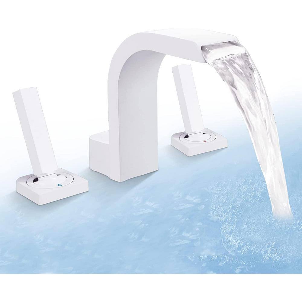 Commercial Double Handle Brass Bathroom Sink Faucet | 16GS-36108