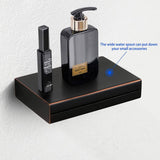 Commercial Brass Double Handle Wall Mount Bathroom Sink Faucet