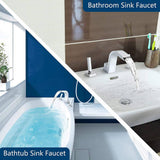 Commercial Brass Single Handle Bathroom Sink Faucet - Chrome Finish