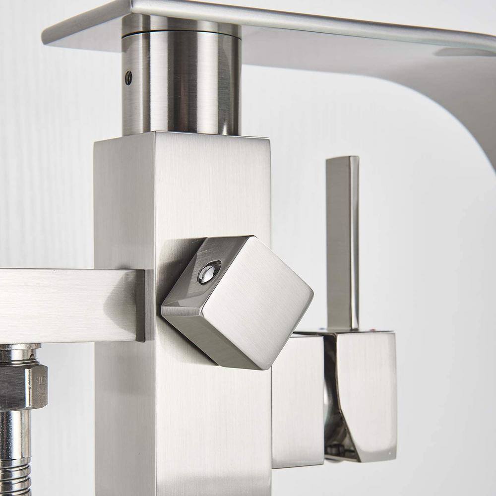Unbranded Commercial Metering Single Handle Bathroom Sink Faucet in Brass