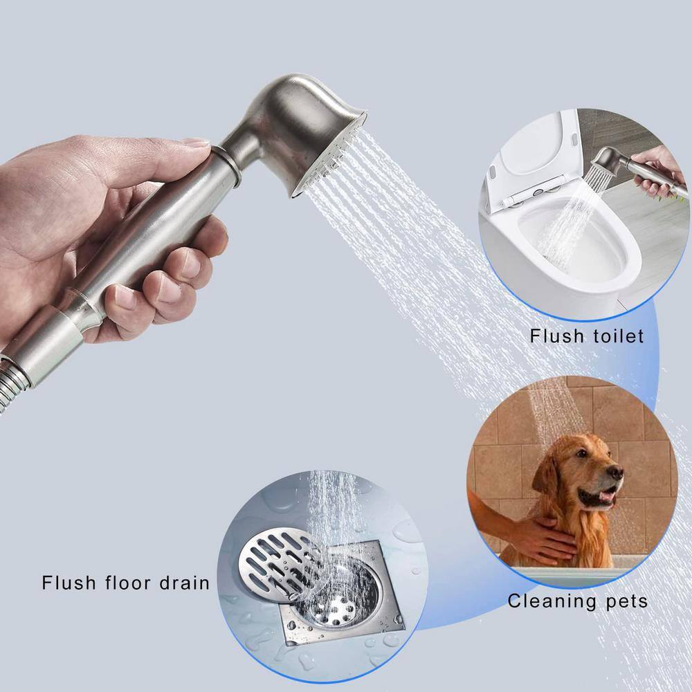Unbranded Commercial Metering Double Handle Brass Bathroom Sink Faucet
