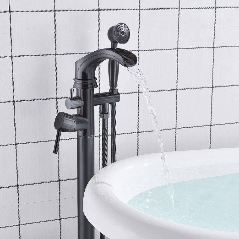 Unbranded Brass Commercial Metering Double Handle Bathroom Faucet