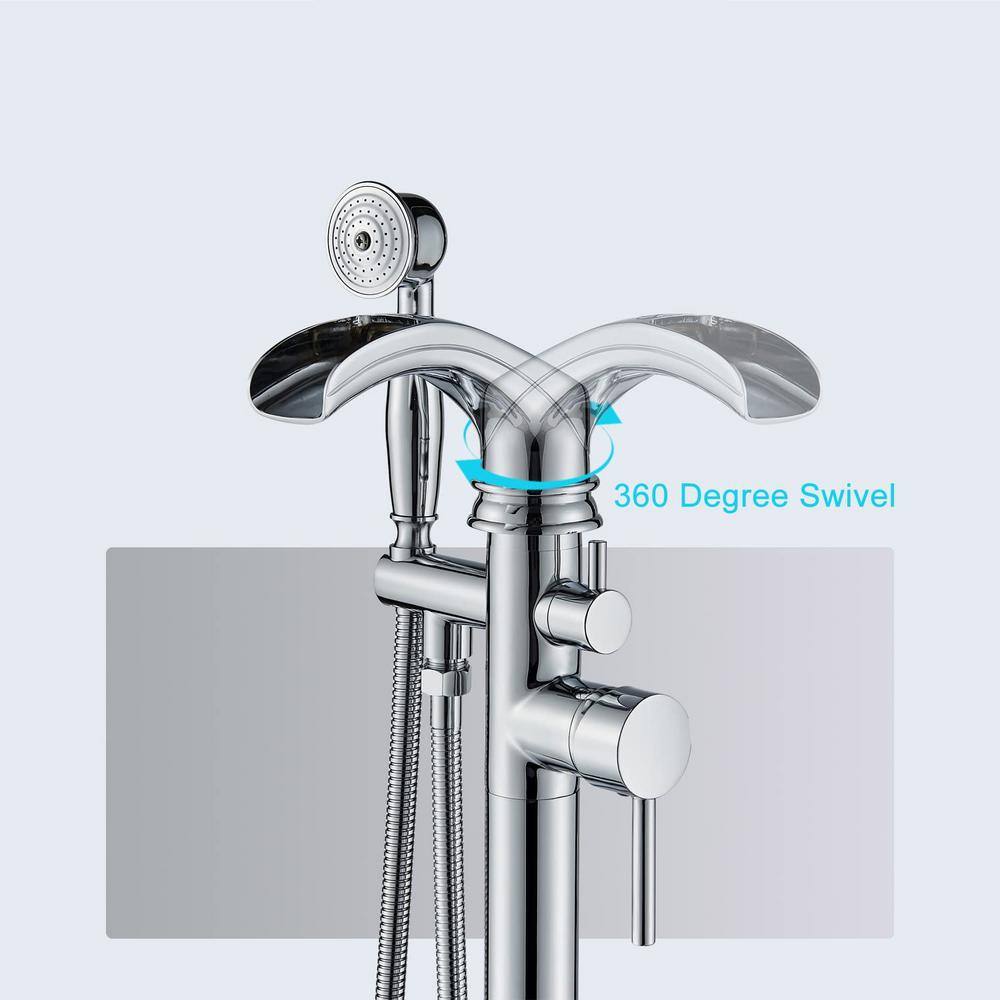 Commercial Brass Double Handle Bathroom Sink Faucet by Unbranded