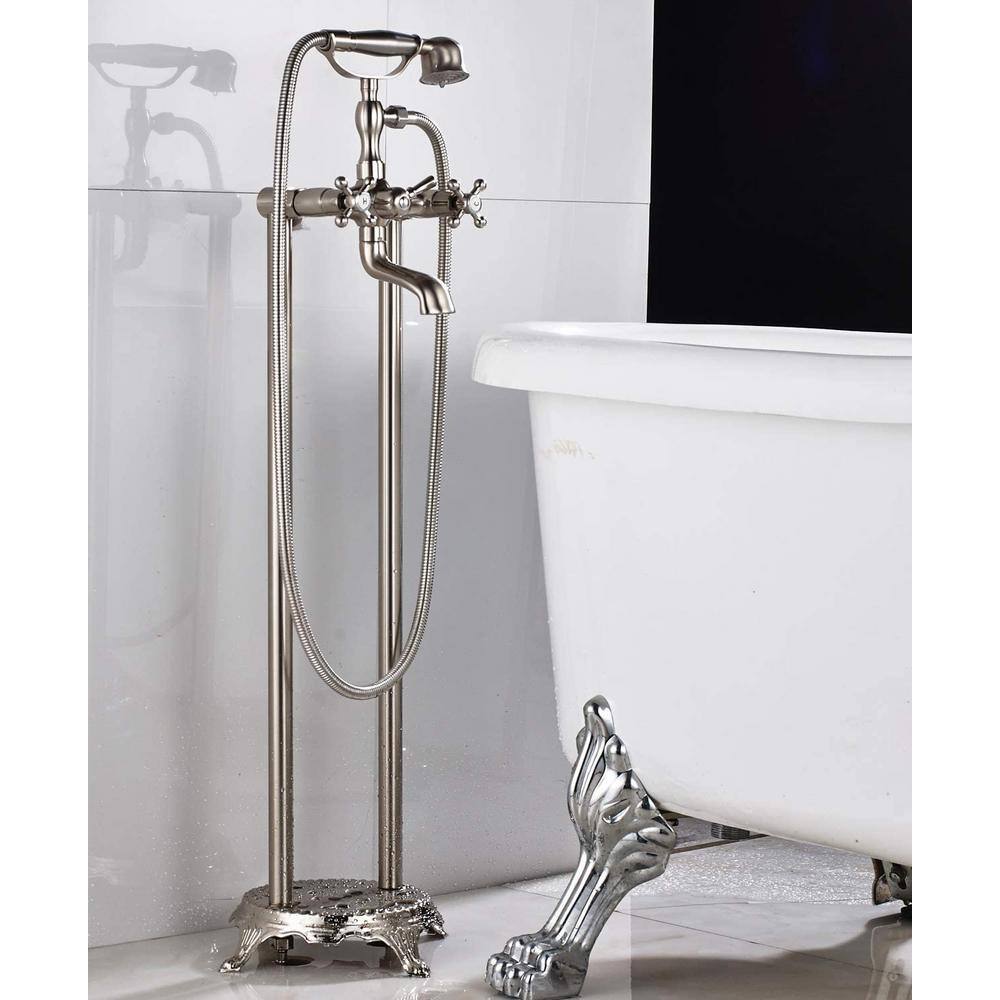 Unbranded Brass Double Handle Commercial Metering Bathroom Sink Faucet
