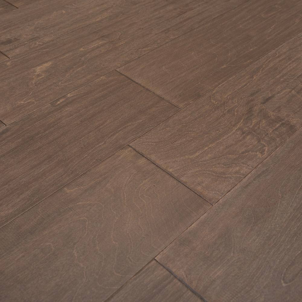 ASPEN FLOORING Braxton Birch 3/8 in. T x 6.5 in. W Tongue and Groove Light Distressed Engineered Hardwood Flooring (43.58 sq. ft./case)