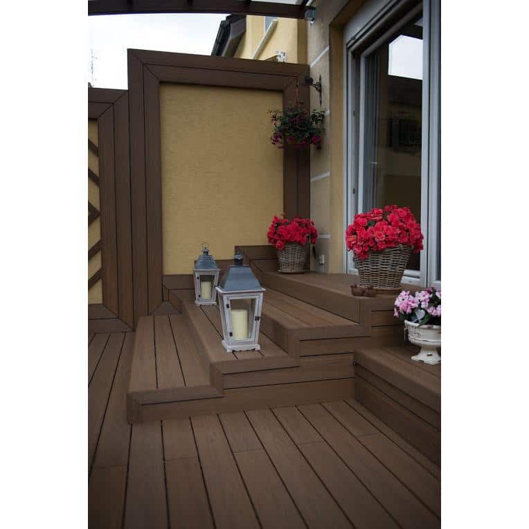 NewTechWood UltraShield Naturale 4 ft Brazilian Ipe Composite Decking Board (4-Pack)