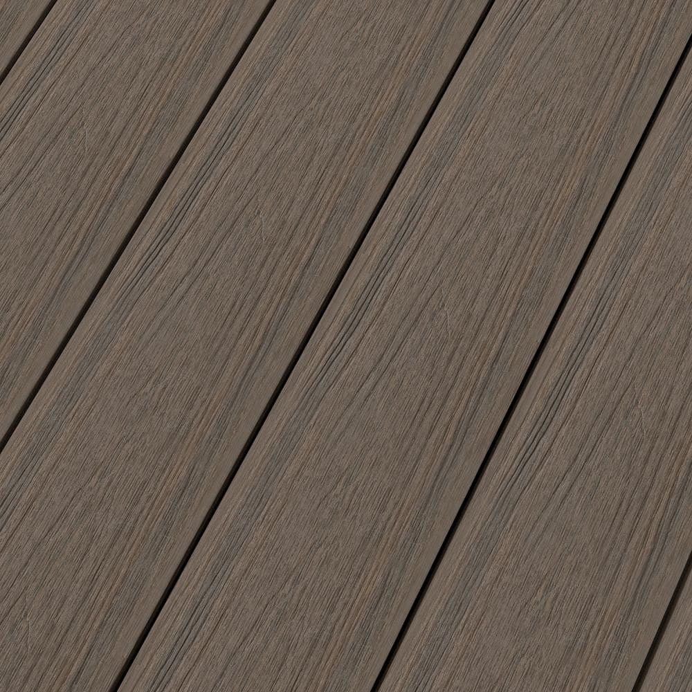 NewTechWood UltraShield Naturale Voyager 1 in. x 6 in. x 1 ft. Brazilian Ipe Hollow Composite Decking Board Sample