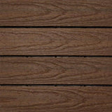 NewTechWood UltraShield Naturale 1 ft. x 1 ft. Quick Deck Outdoor Composite Deck Tile Sample in Brazilian Ipe