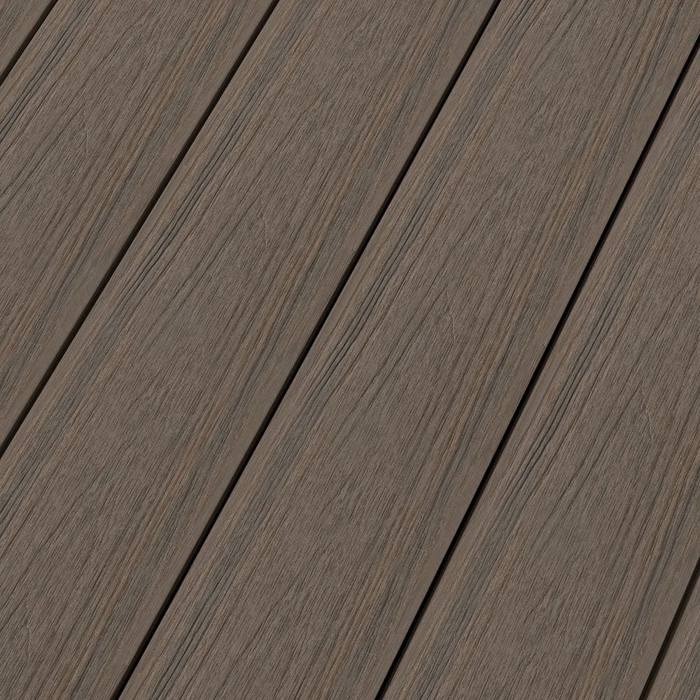 NewTechWood Naturale Magellan Series 1 in. x 5-1/2 in. x 0.5 ft. Brazilian Ipe Composite Decking Board Sample with Groove